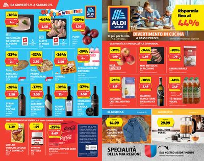 Angebote von Supermärkte in Zollikon | Top-Deals und Rabatt in Aldi | 5.9.2024 - 11.9.2024