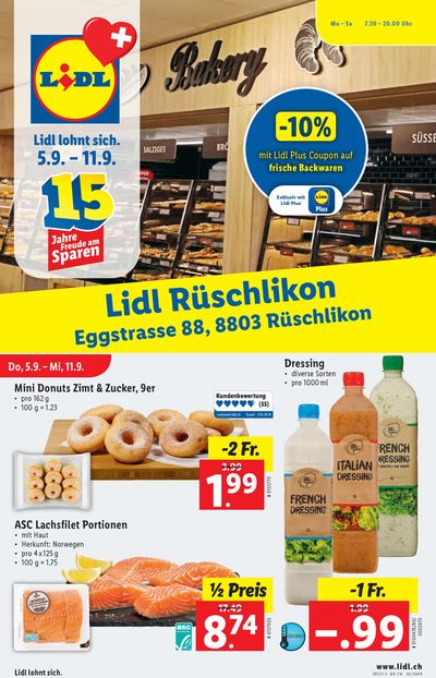 Lidl Katalog in Wettingen | Ängbot für Schnäppchenjäger | 5.9.2024 - 11.9.2024