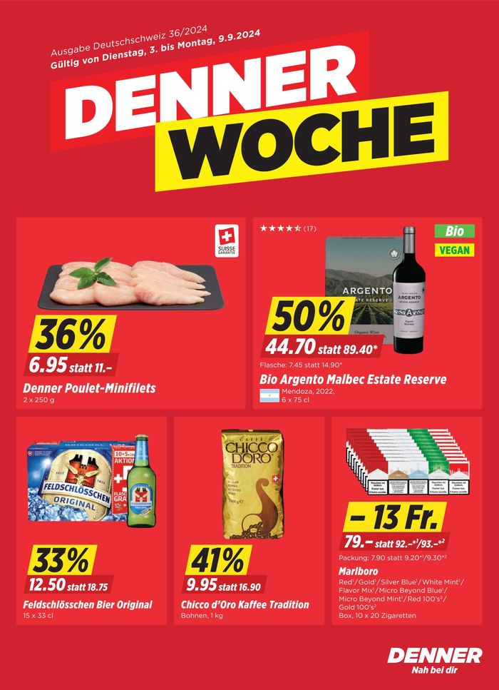 Denner Katalog in Wettingen | Denner Woche | 3.9.2024 - 17.9.2024