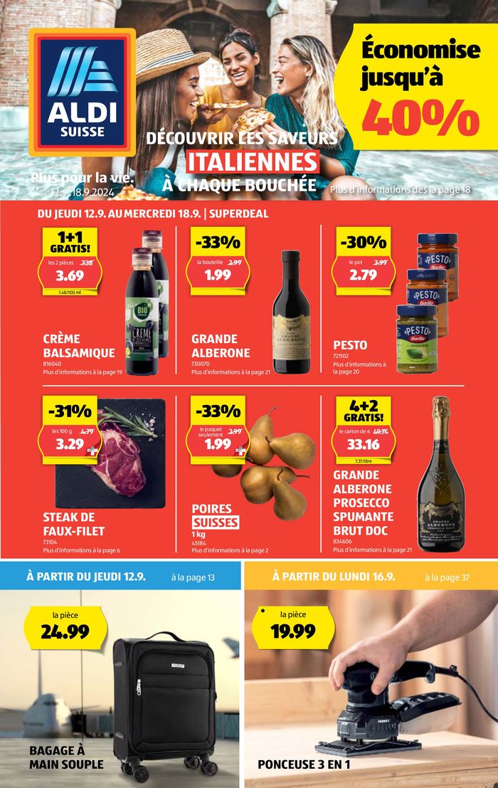 Aldi Katalog in Meyrin | Exklusivi Deals und Schnäppchen | 12.9.2024 - 18.9.2024