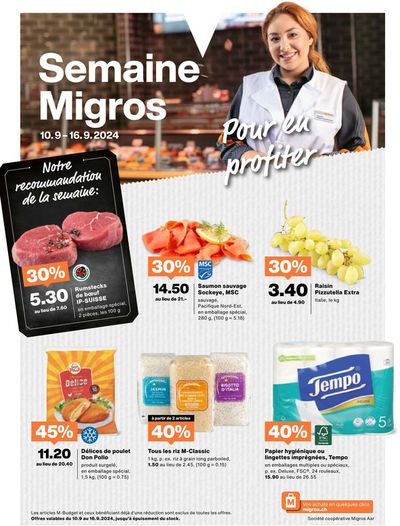 Migros Katalog in Biel (Bienne) | Aktuälli Schnäppchen und Ängbot | 10.9.2024 - 24.9.2024