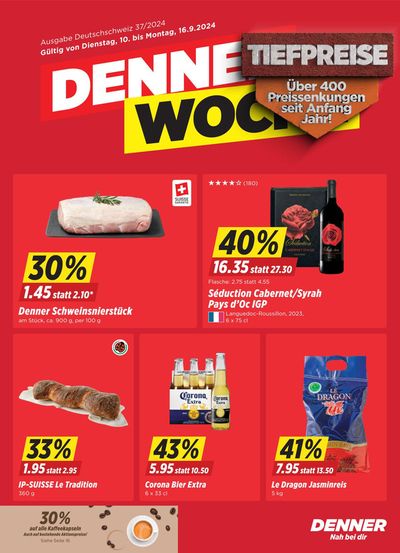 Denner Katalog in Wohlen | Denner Woche | 10.9.2024 - 24.9.2024