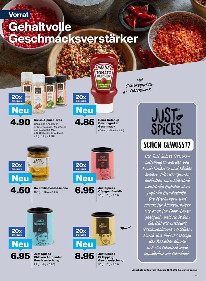 Migros Katalog in Adliswil | Ängbot für Schnäppchenjäger | 17.9.2024 - 1.10.2024