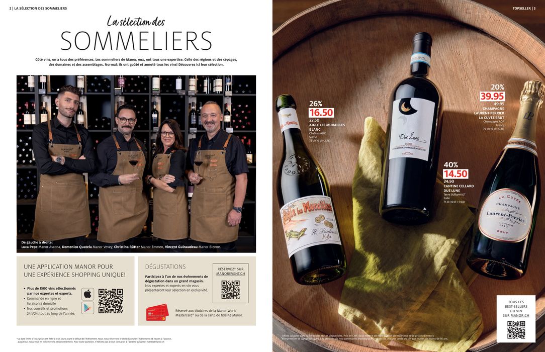 Manor Katalog in Chur | Catalogue des vins - FR | 17.9.2024 - 1.10.2024