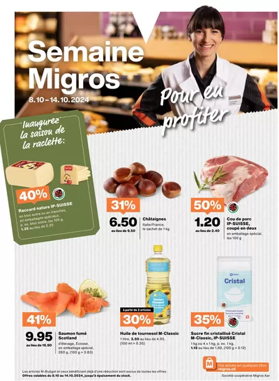 Migros Katalog in Sarnen | Top-Deals und Rabatt | 7.10.2024 - 21.10.2024