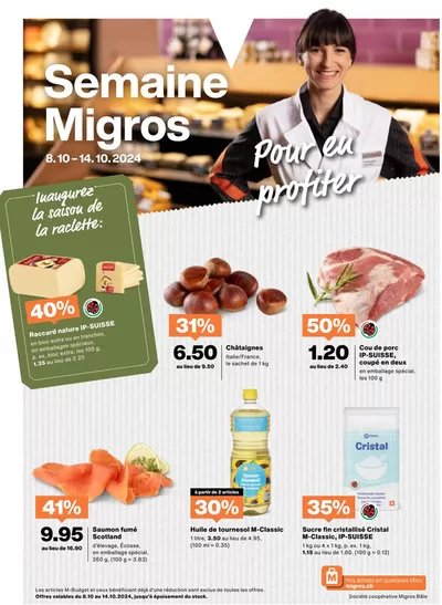 Migros Katalog in Delémont | Groossi Uswahl a Ängbot | 7.10.2024 - 21.10.2024