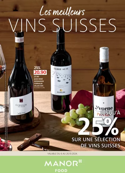 Angebote von Kaufhäuser in Muri bei Bern | Catalogue des vins - FR in Manor | 7.10.2024 - 21.10.2024