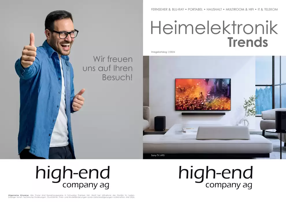 High-End Company Katalog | Heimelektronik Trends | 8.10.2024 - 31.12.2024