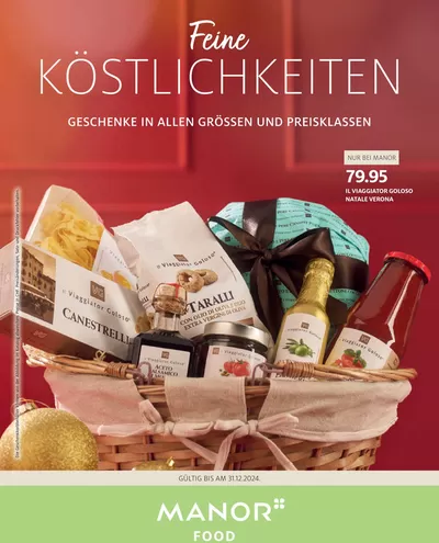 Angebote von Kaufhäuser in Altstätten | Geschenkörbe schenken - DE in Manor | 10.10.2024 - 24.10.2024