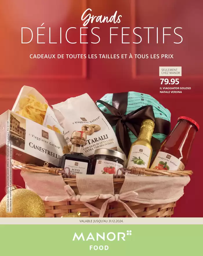 Manor Katalog in Lausanne | Offrir des corbeilles gourmandes - FR | 10.10.2024 - 24.10.2024