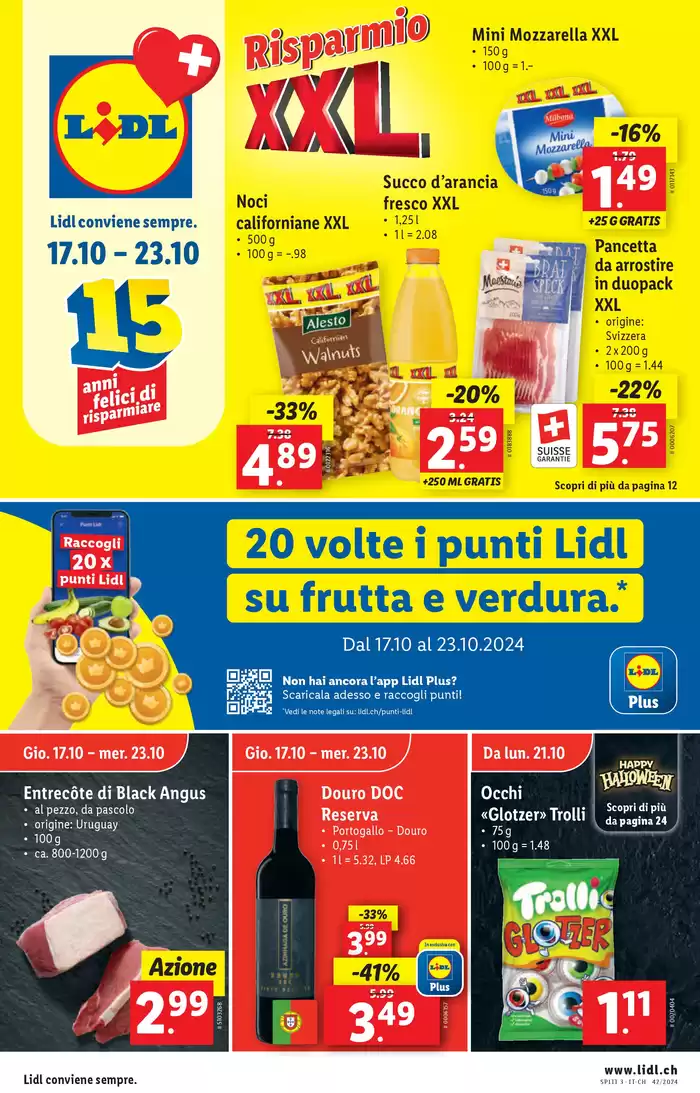 Lidl Katalog in Zürich | Üsi beste Ängbot für Sie | 17.10.2024 - 23.10.2024