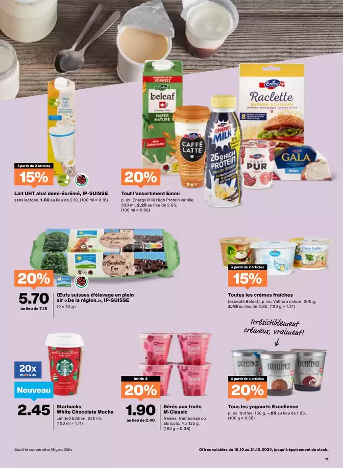 Migros Katalog in Delémont | Aktuälli Schnäppchen und Ängbot | 14.10.2024 - 28.10.2024