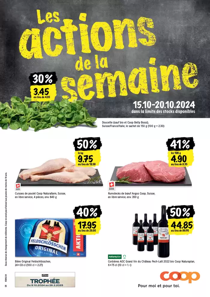 Coop Katalog in Montreux | Coop reklamblad | 15.10.2024 - 20.10.2024