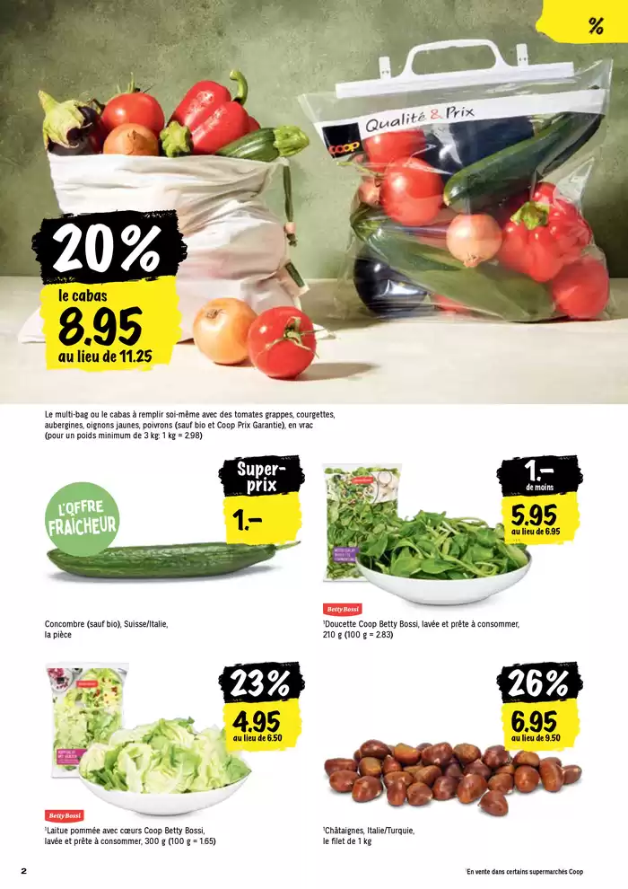 Coop Katalog in Montreux | Coop reklamblad | 15.10.2024 - 20.10.2024