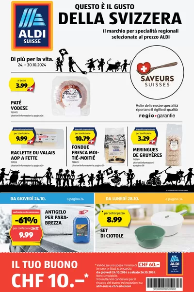 Aldi Katalog in Solothurn | Attraktiivi Sonderängbot für alli | 24.10.2024 - 30.10.2024