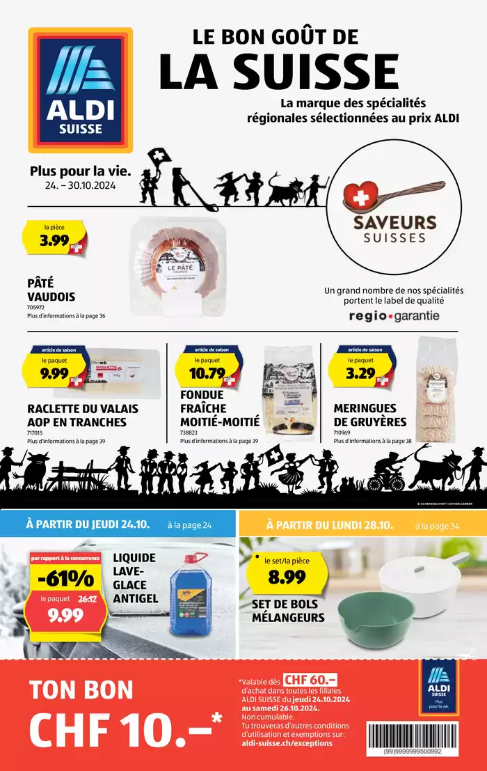 Aldi Katalog in Solothurn | Jetzt spare mit üse Deals | 24.10.2024 - 30.10.2024