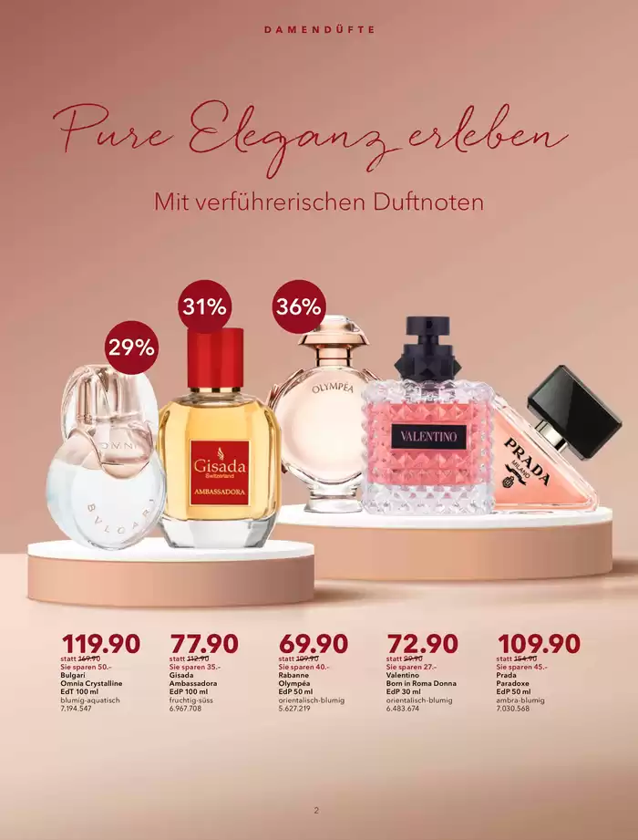 Import Parfumerie Katalog in Lausanne | Aktionen | 19.10.2024 - 11.11.2024