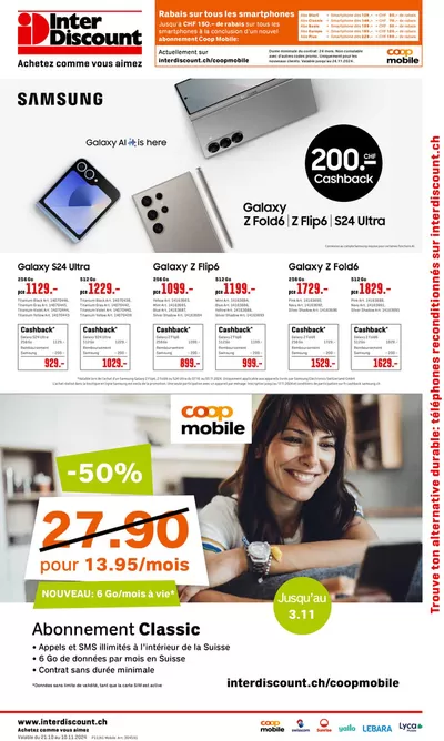 Interdiscount Katalog in Basel | Top-Deals und Rabatt | 21.10.2024 - 10.11.2024