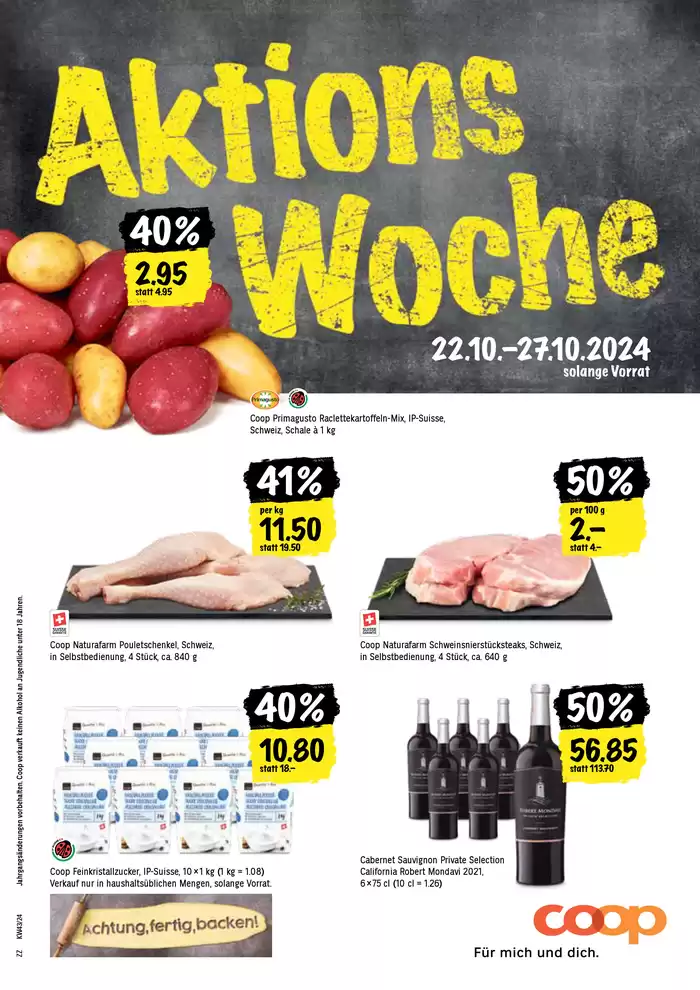 Coop Katalog in Zürich | Üsi beste Ängbot für Sie | 22.10.2024 - 27.10.2024