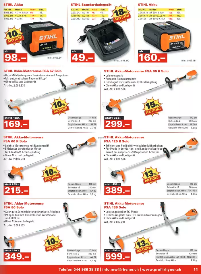 Rhyner Katalog | Rhyner reklamblad | 22.10.2024 - 5.11.2024