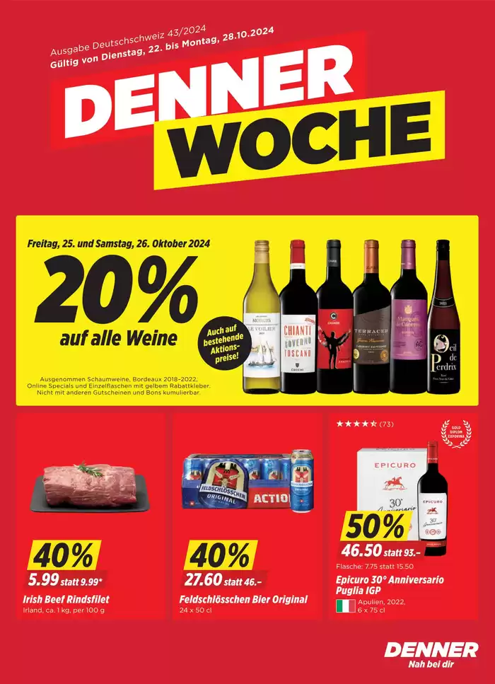 Denner Katalog in Birsfelden | Üsi beste Deals für Sie | 22.10.2024 - 5.11.2024