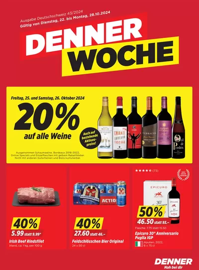 Denner Katalog in Oftringen | Üsi beste Deals für Sie | 22.10.2024 - 5.11.2024