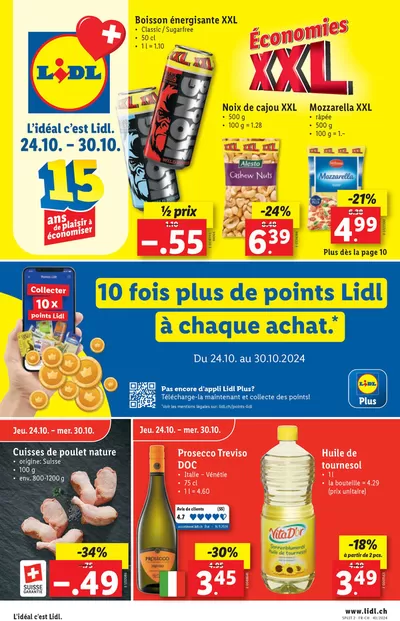 Lidl Katalog in Renens | Tolles Ängbot für Schnäppchenjäger | 24.10.2024 - 30.10.2024