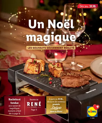 Lidl Katalog in Lancy | Un Noël magique - FR | 31.10.2024 - 31.12.2024