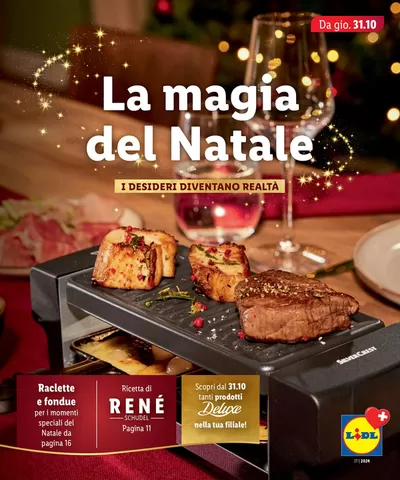 Lidl Katalog in Lausanne | La magia del Natale - IT | 31.10.2024 - 31.12.2024