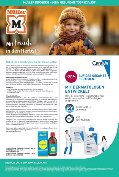 Müller Katalog in Adliswil | Müller reklamblad | 30.9.2024 - 26.10.2024