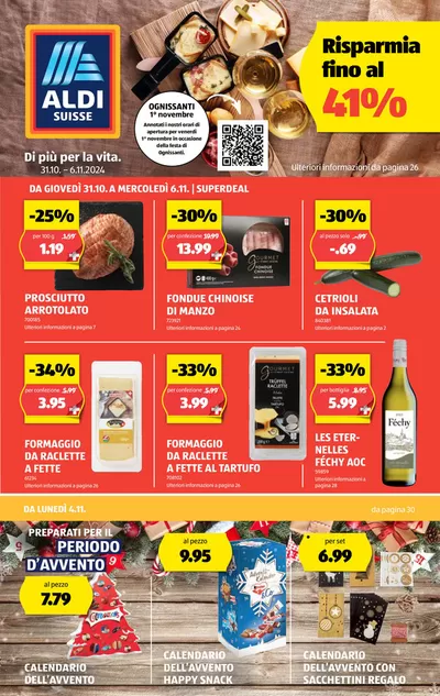 Aldi Katalog in Kloten | Top-Ängbot für Sparfüchse | 31.10.2024 - 6.11.2024