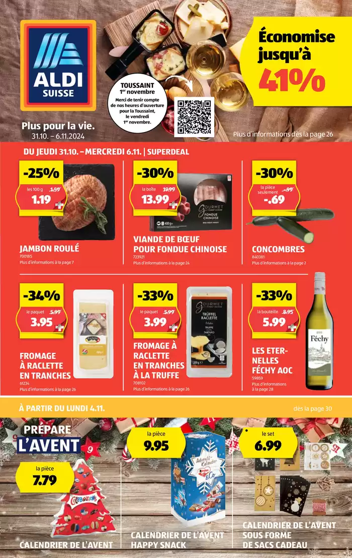 Aldi Katalog in Winterthur | Attraktiivi Sonderängbot für alli | 31.10.2024 - 6.11.2024