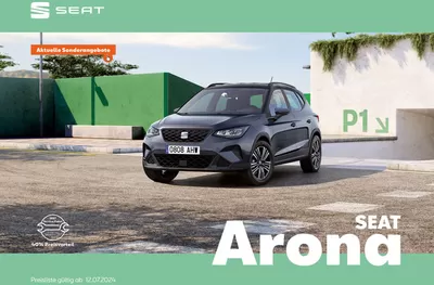 Angebote von Auto, Motorrad & Werkstatt in Altstätten | SEAT Arona Preisliste in Seat | 28.10.2024 - 11.11.2024