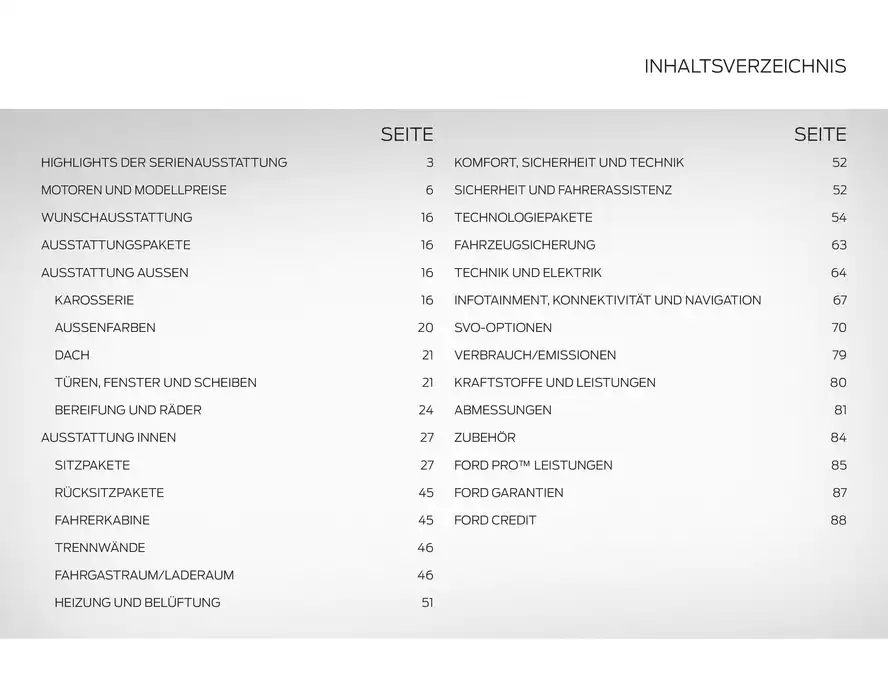 Ford Katalog | FORD TRANSIT CUSTOM Preisliste | 28.10.2024 - 28.10.2025