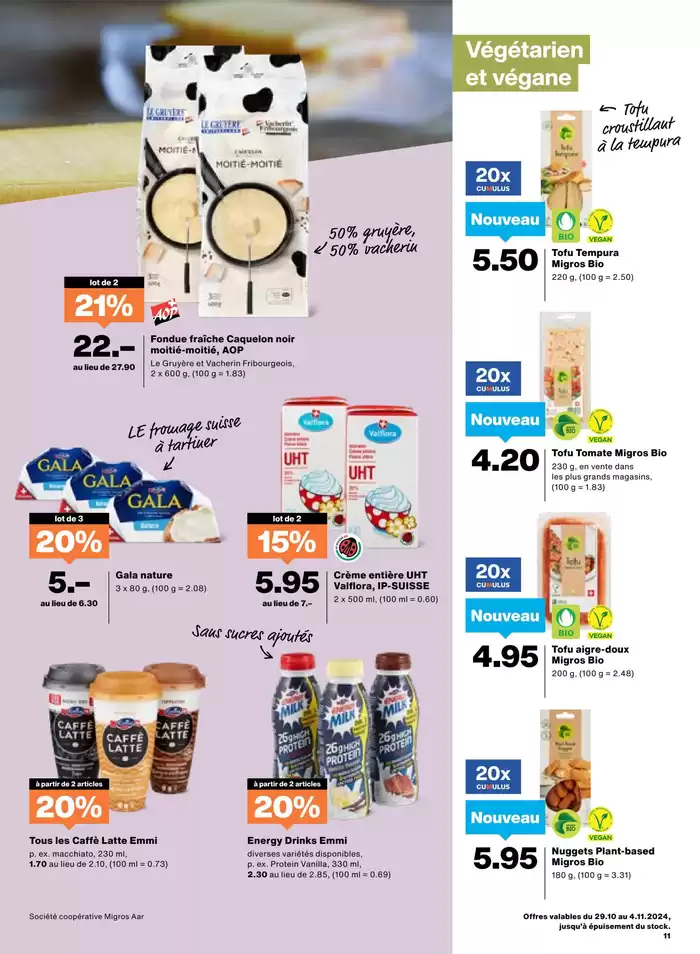 Migros Katalog in Worb | Tolles Ängbot für Schnäppchenjäger | 29.10.2024 - 12.11.2024