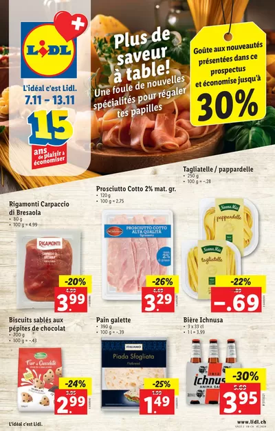 Lidl Katalog in Bern | Uniquement au Tessin - FR | 7.11.2024 - 13.11.2024