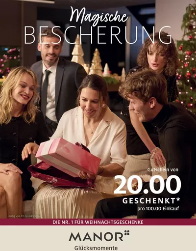 Manor Katalog in Bern | Unser Weihnachtskatalog - DE | 7.11.2024 - 21.11.2024