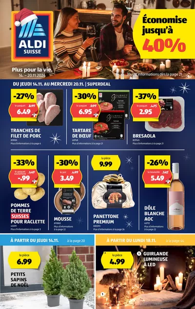 Aldi Katalog in Basel | Tolle Rabatt uf usgwählte Produkt | 14.11.2024 - 20.11.2024