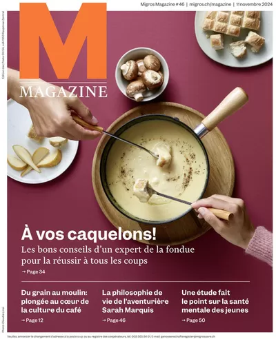 Migros Katalog in Bern | Migros magazin - FR | 11.11.2024 - 25.11.2024