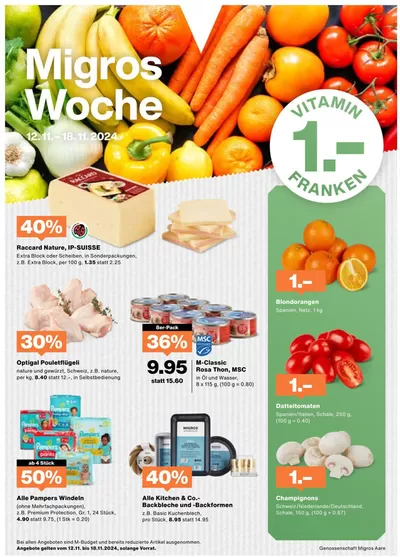 Migros Katalog in Muri bei Bern | Üsi beste Schnäppchen | 12.11.2024 - 26.11.2024