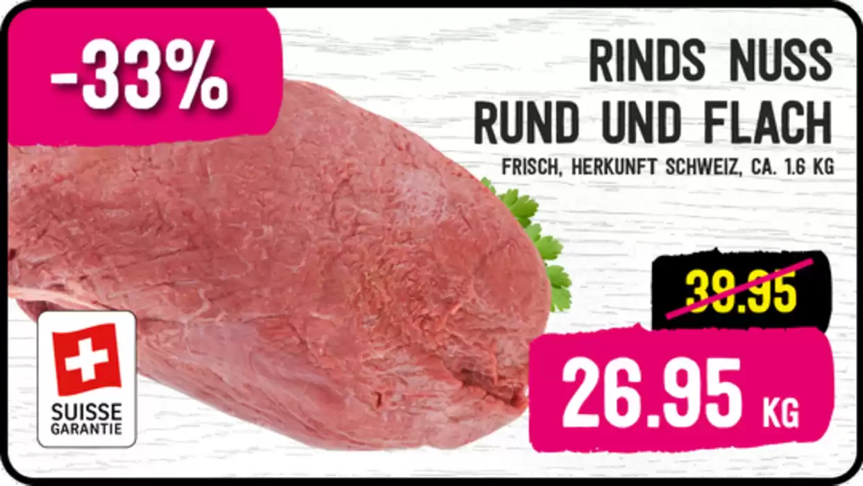 Fleisch Discount Katalog in Zürich | Fleisch Discount reklamblad | 16.11.2024 - 30.11.2024