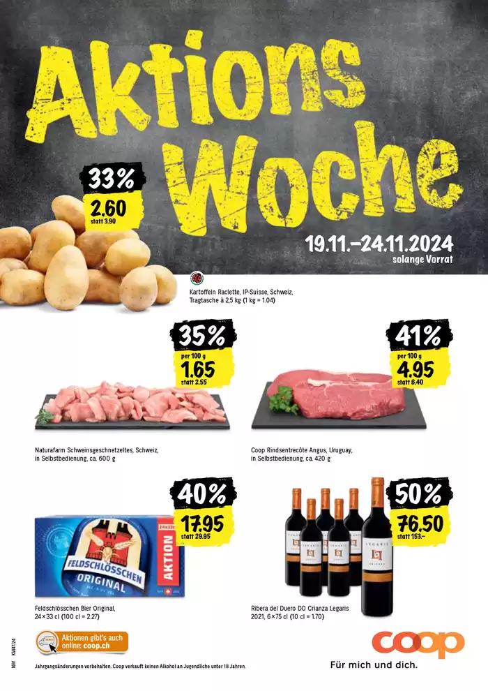 Coop City Katalog in Aarau | Coop City reklamblad | 19.11.2024 - 24.11.2024