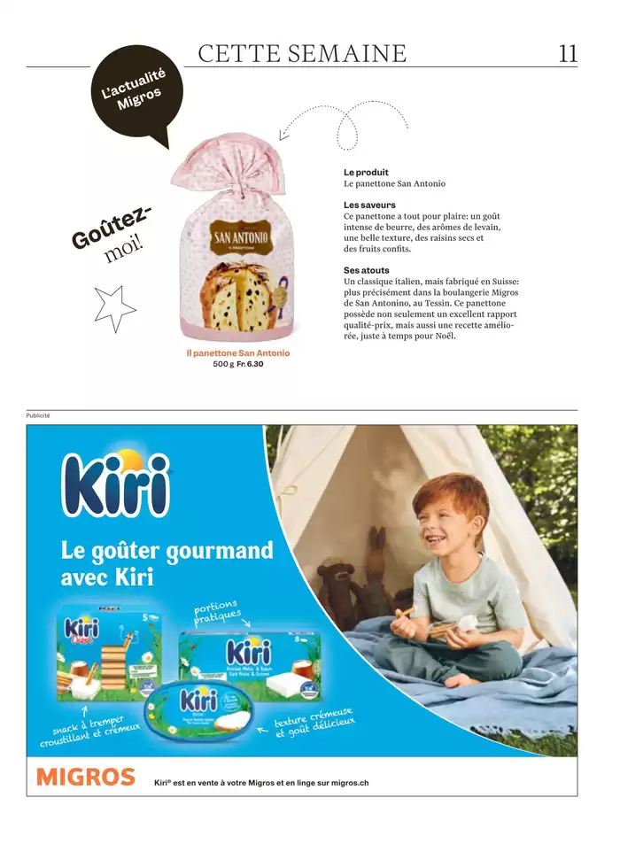 Migros Katalog in Thônex | Rabatt und Aktione | 18.11.2024 - 2.12.2024