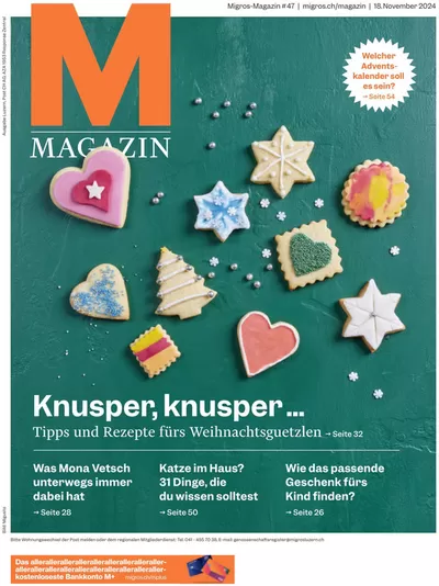 Migros Katalog in Luzern | Top-Deals für alli Chunde | 18.11.2024 - 2.12.2024