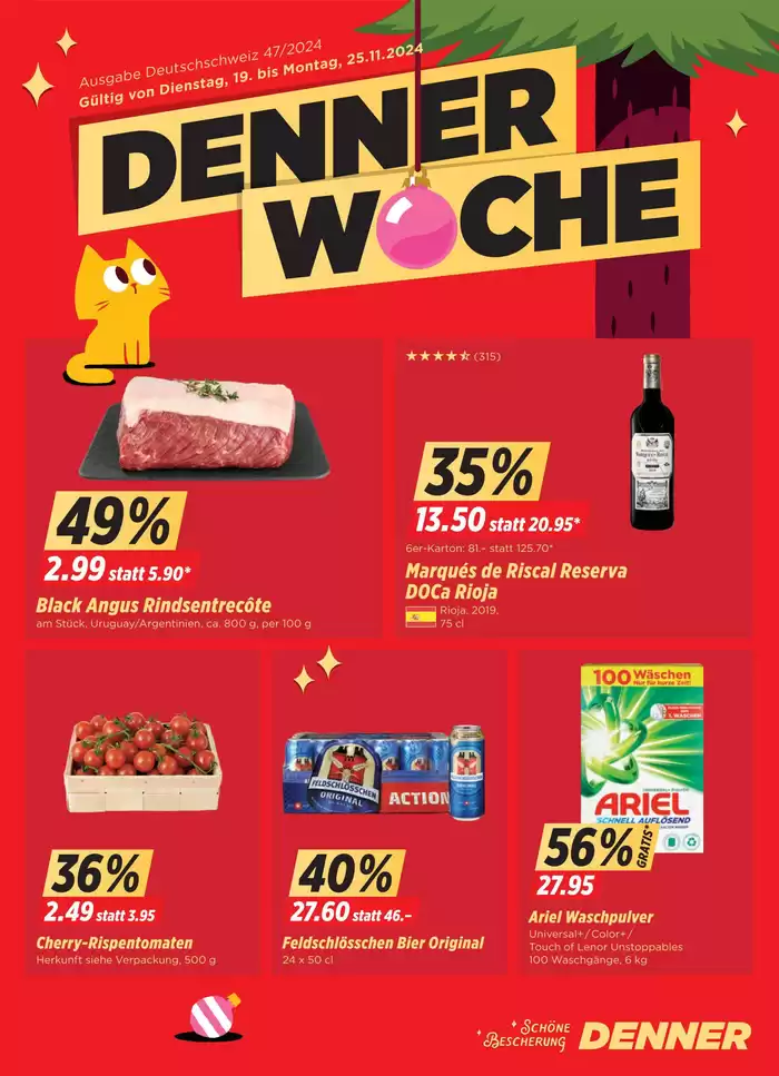 Denner Katalog in Winterthur | Exklusivi Schnäppchen | 19.11.2024 - 3.12.2024