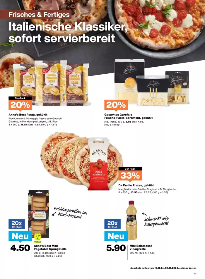 Migros Katalog in Winterthur | Top-Ängbot für Sparfüchse | 19.11.2024 - 3.12.2024