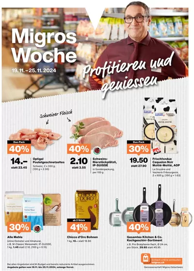 Migros Katalog in Zürich | Top-Ängbot für Sparfüchse | 19.11.2024 - 3.12.2024