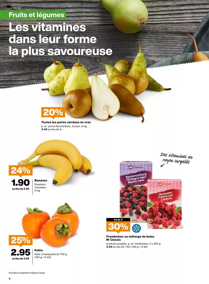 Migros Katalog in Montreux | Aktuälli Deals und Ängbot | 19.11.2024 - 3.12.2024