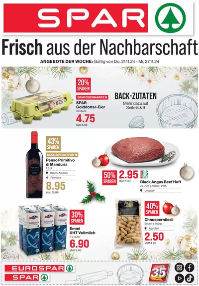 SPAR Katalog in Lugano | Attraktiivi Ängbot entdecke | 20.11.2024 - 4.12.2024