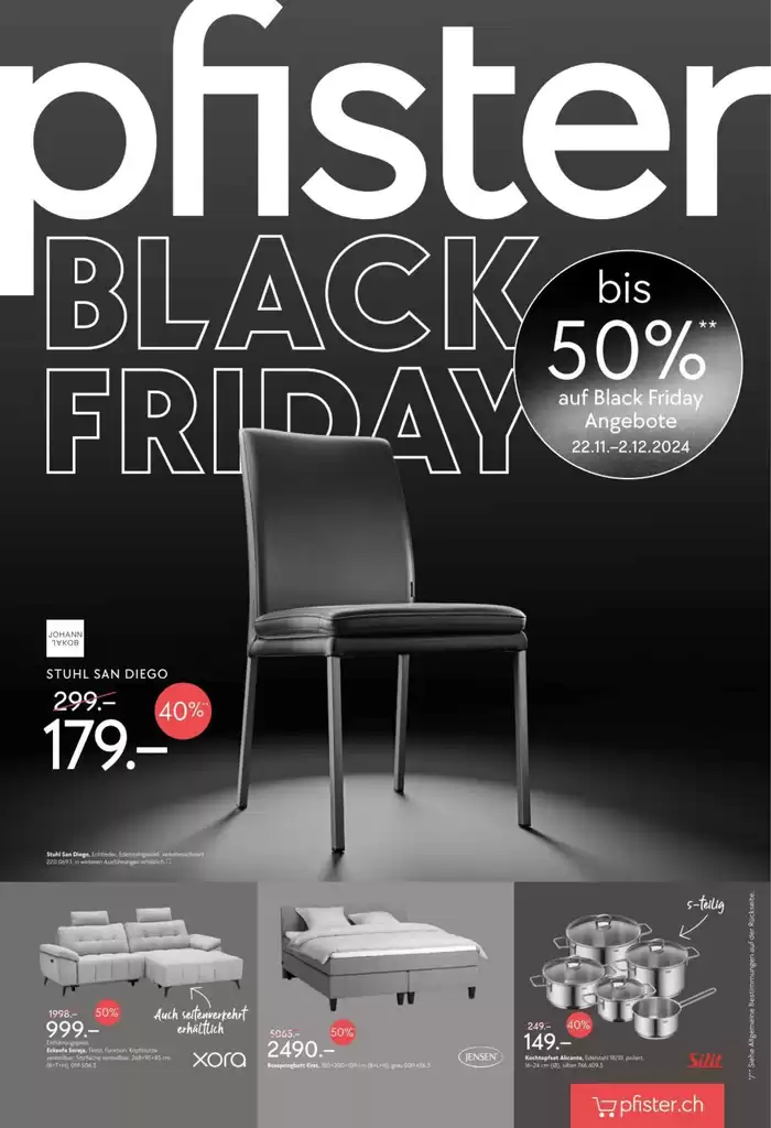 Pfister Katalog | Pfister reklamblad | 21.11.2024 - 5.12.2024